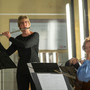  "Herbst zeit los" - Konzert mit Streichquartett“ - LUcation - Ehemaliges Hallenbad Nord Foto: Martin H. Hartmann