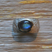 Silberring mit Labradorit