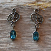 geschwärztes Silber mit Apatit