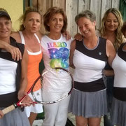Damen2 vor dem Spiel gegen Wölbling - Lisette, Herta, Annemarie, Helga, Doris und Josi