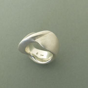 Ring Skulptur Silber