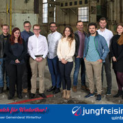 Die Gemeinderatskandidaten der Jungfreisinnigen Winterthur (2017)