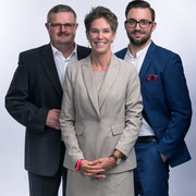 Gruppenfoto mit Stadträtin Barbara Günthard-Maier und Gemeinderat Thomas Leemann (2018)