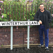 Aus Liebe zu Winterthur - auch im Ausland (hier Dunfermline, Schottland, 2017)