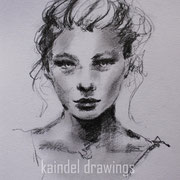 Portrait 2018, small size, monolith on paper