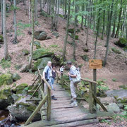 Holzbrücke über die Ilse