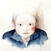 Sophie Bataille - Portrait aquarelle 