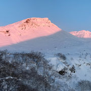 三段山の夕焼け