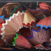 Colour shavings 2015 || Óleo sobre tabla, 85X190 cm.