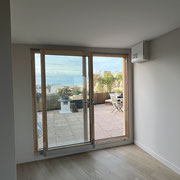 Ventilation double-flux, menuuiseries bois-alu triple vitrage