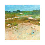 Slufter met mintgroen - 15x15cm - oilpaint on canvas - 2024 - Available