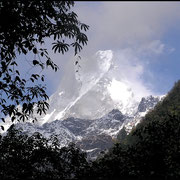 Machapuchare, der grosse Bruder des Matterhorn.