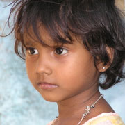 Mädchen in Jaipur.