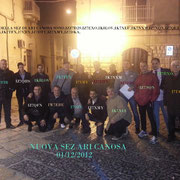 Prima foto della rifondazione della Sez. A.R.I. Canosa di Puglia 1 Dic 2012 