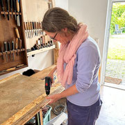 Fix a couple of battens to the back for ventilation.