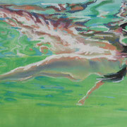 Schweben, Pastell, 29 x 39 cm