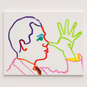2024-08 THE SPIRIT 2  40 x 50cm  Oliestick op doek