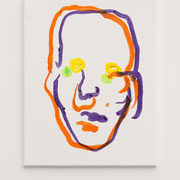 2024-09 JETLAG 1  50 x 40 cm  Oliestick op doek