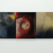 2021-05   Z.T.   80 x 180 cm   Digitale print op dibond, acryl, oilstick en bijenwas
