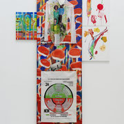2023-11 CONSTELLATIE 11    200 x 134 x 5 cm  Mixed Media