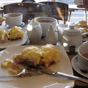 Can't remember but delicious Eggs benedict after a long night