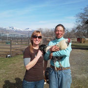 Karen, Catherine and Buddy