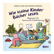 Wie kleine Kinder Bücher lesen