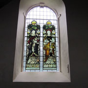 18th-century windows with 19th-century stained glass