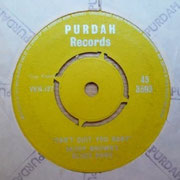 'I Tried'/'I Can't Quit You Baby' Purdah 45-3503 side B