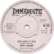 Out of Time/Baby Make It Soon Immediate IM 035 1966