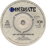 The Bells of Rhymney/Just Like Anyone Would Do Immediate IM 002 1965