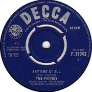 Don't Think Twice, It's Alright/Anytime at All Decca F 11943 1964