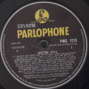 Western Style Parlophone PMC 1215 1964 side 1