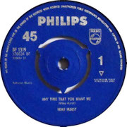 Carol Anne/Anytime That You Want Me Philips BF 1319 1964 side 1