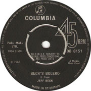 Hi Ho Silver Lining/Beck's Bolero Columbia DB 8151 1967