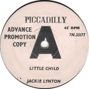 Little Child/Never a Mention Pye 7N 35177 1964 side A