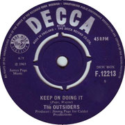 'Keep on Doing It'/'Song We Sang Last Summer' Decca F 12213 side A 1965