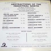 Abstractions Of The industrial North De Wolfe DW LP 2973 1966 Back