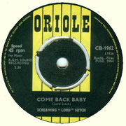 'Dracula's Daughter'/'Come Back Baby' Oriole CB 1962 1964