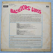 Bachelors' Girls Decca LK 4827 1966