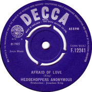 It's Good News Week/Afraid of Love Decca F 12241 1965 B side