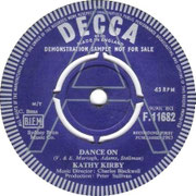 kathy-kirby-dance-on-1963 Decca F 11682