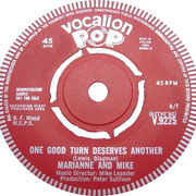 You're The Only One/One Good Turn Deserves Another Vocalion V 9225