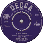 'I Want Candy'/'Love Me Baby' Brian Poole and the Tremeloes Decca F 12197 1965