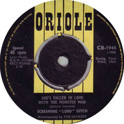 'Bye Bye Baby'/'She's Fallen in Love with the Monster Man' Oriole CB 1944 1964