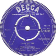 'Love Hit Me'/'Don't Make Me Mad' Decca F 11785 1963 side A