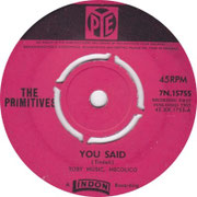 You Said/How Do You Feel Pye 7N 15755 1964 side 1