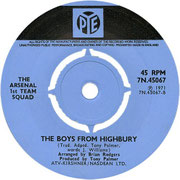 Good Old Arsenal/The Boys From Highbury Pye 7N 45067 1971
