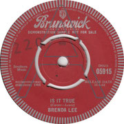 Is It True/Just Behind The Rainbow Brunswick 05915 1964 side A