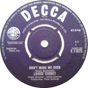 Don't Make Me Over/Two Lovers - Decca F 11875 1964 side A